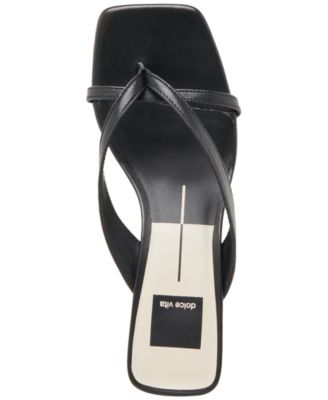 Women's Brevel Thong Low Block Heel Dress Sandals