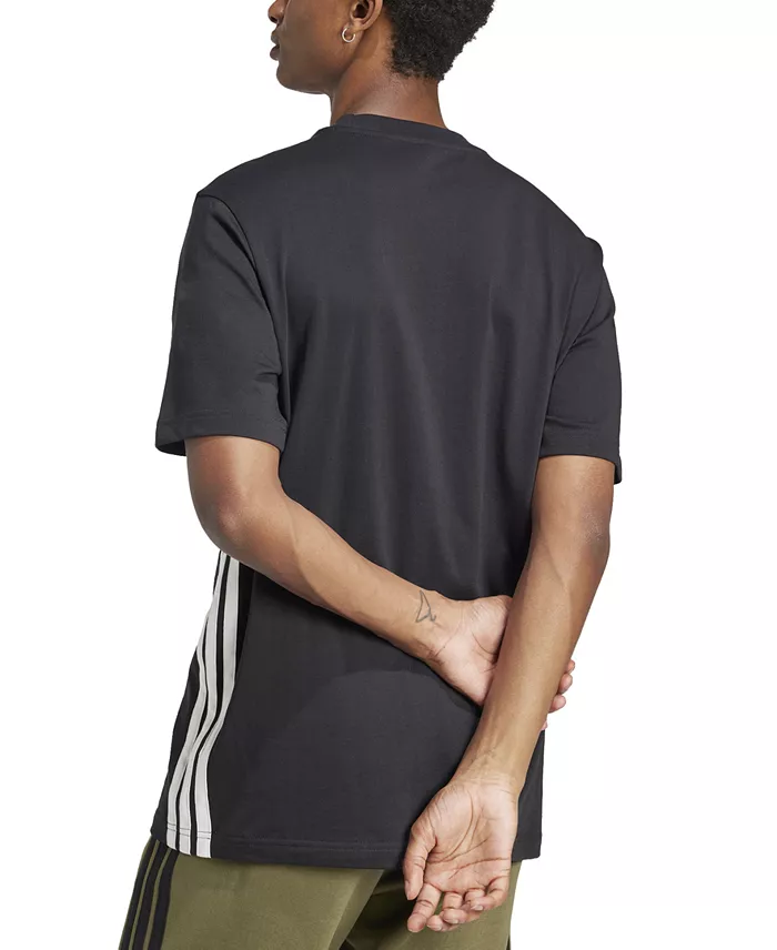 Men's Essential 3-Stripes Single Jersey T-Shirt - thumbnail 2