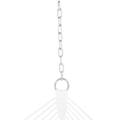 Outdoor 2-Person Quilted Fabric Hammock with Spreader Bars and Freestanding Stand