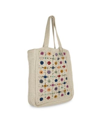 Women's Lanie Crochet Small Tote Bag