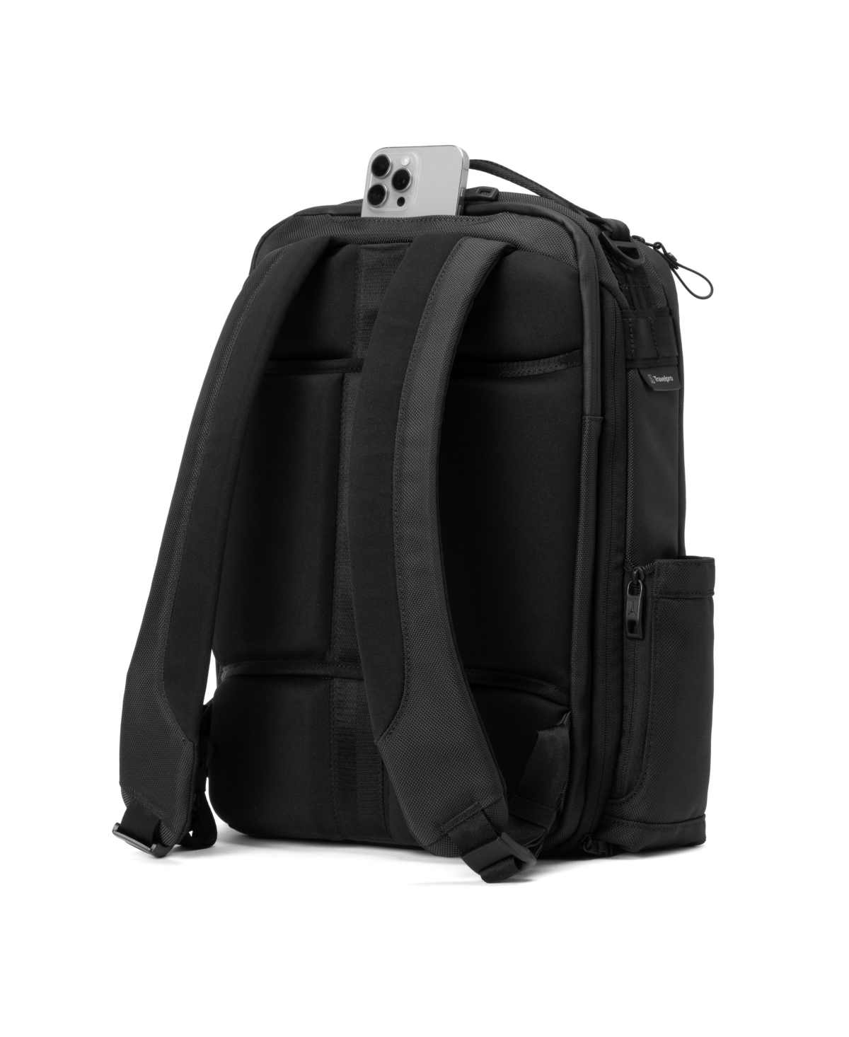 Travelpro Altitude Slim Expandable Laptop Backpack In Jet Black
