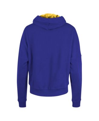 Women's Purple Minnesota Vikings Boxy Pullover Hoodie