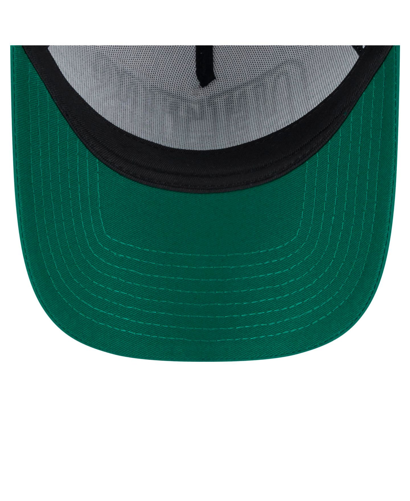 Мужская кепка New Era Kelly Green Boston Celtics Throwback Gradient A-Frame 9FORTY Adjustable Hat — фото 2