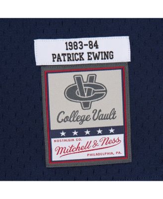 Men's Navy Patrick Ewing Georgetown Hoyas 1983/84 Jersey