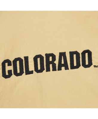 Men's Gold/Black Colorado Buffaloes Throw It Back Retro Full-Zip Windbreaker Jacket