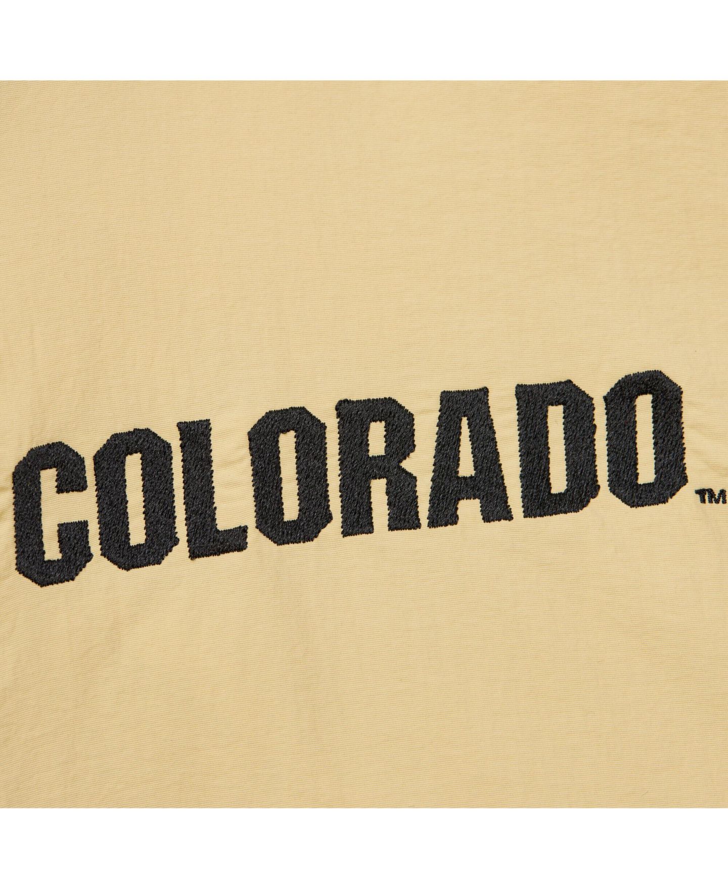 Мужская куртка Mitchell & Ness Gold/Black Colorado Buffaloes Throw It Back Retro Full-Zip Windbreaker — фото 2