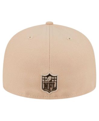 Men's Tan New York Jets Candied Pecan 59FIFTY Fitted Hat