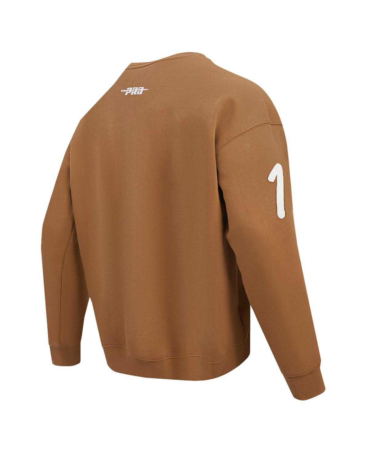 Shop Pro Standard Men's Brown Jalen Hurts Philadelphia Eagles Pullover Crewneck Sweatshirt