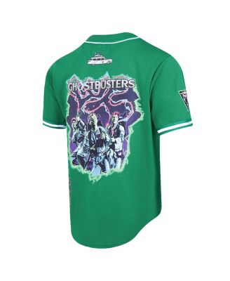 Men's Kelly Green Ghostbusters The Team Baseball Jersey