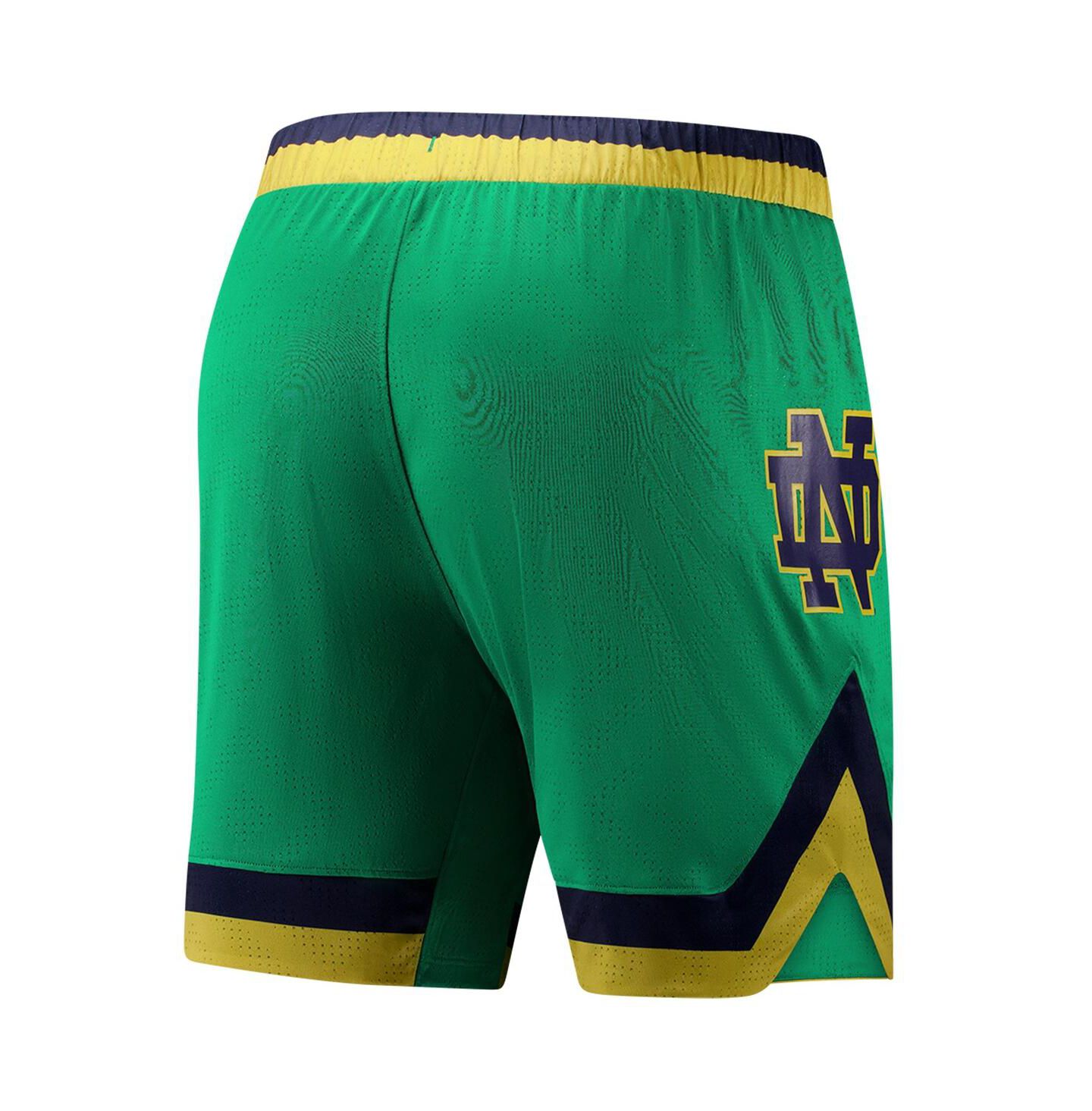 Мужские шорты Under Armour Green Notre Dame Fighting Irish Replica Basketball — фото 2