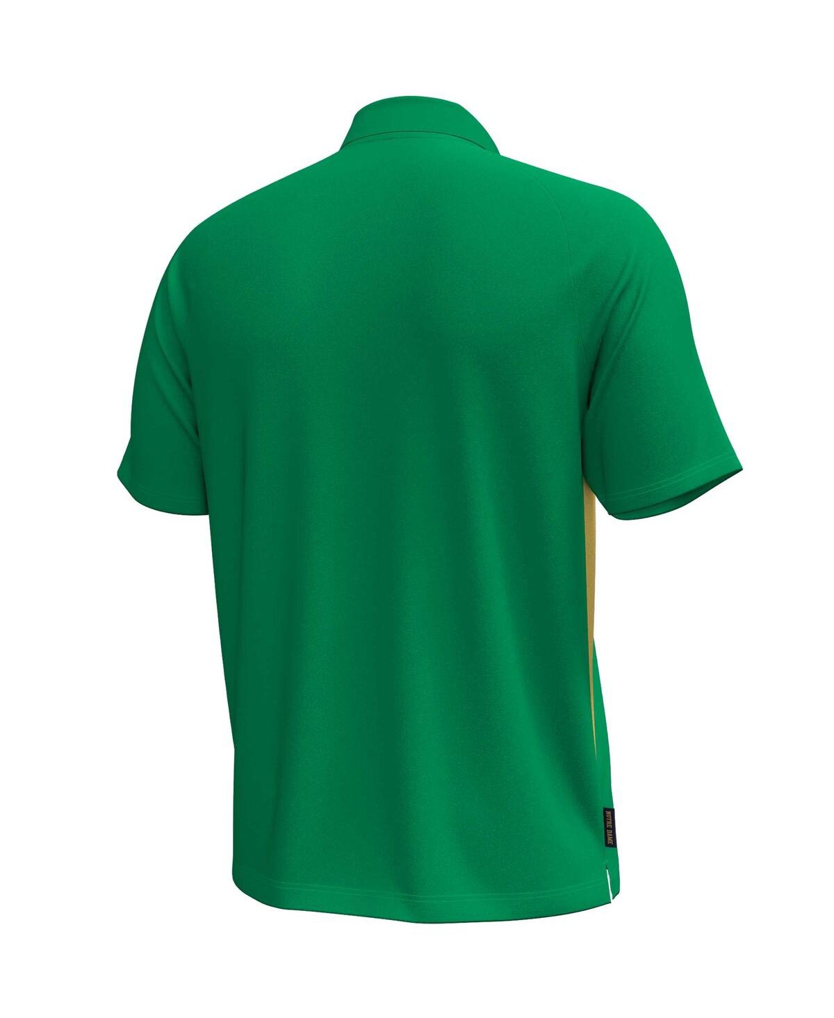 Under Armour Men's Kelly Green Notre Dame Fighting Irish Title Performance Polo In Kelly Green