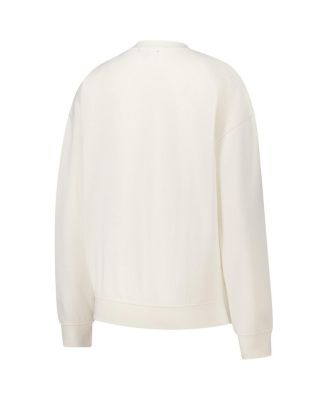 Women's Cream Detroit Red Wings Logo 3.0 Pullover Sweatshirt