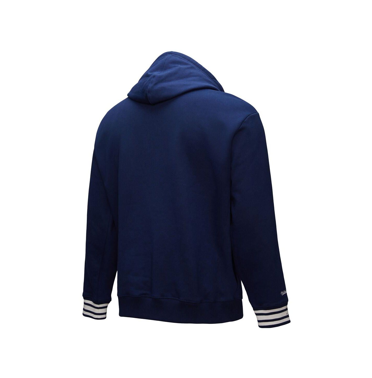 Мужское худи Mitchell & Ness Navy Penn State Nittany Lions Chainstitch Fleece Pullover — фото 4