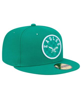 Men's Kelly Green Philadelphia Eagles Checkered 59FIFTY Fitted Hat