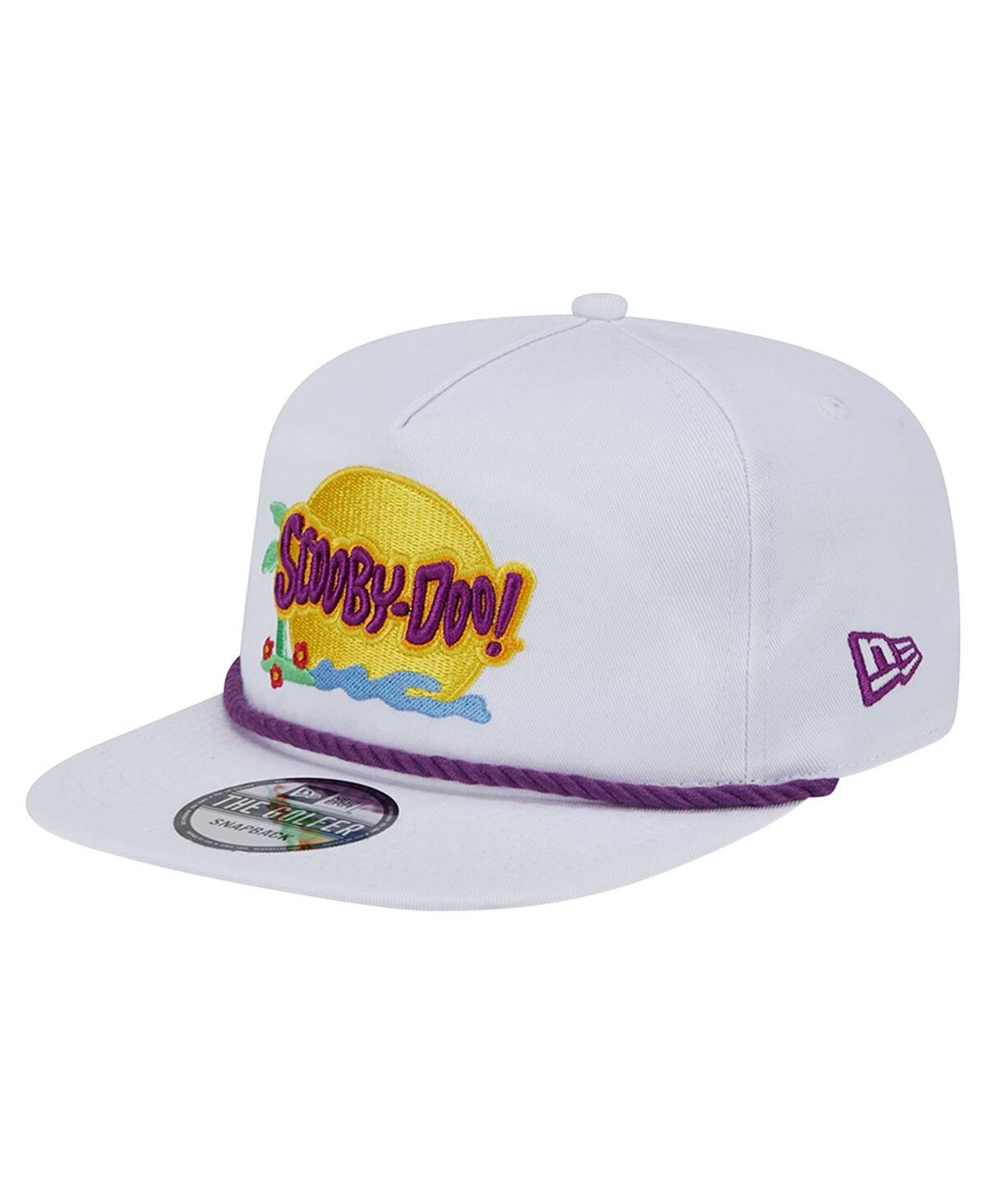 NEW ERA MEN'S WHITE SCOOBY-DOO GOLFER ADJUSTABLE HAT 