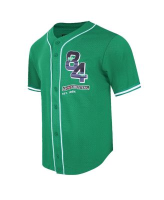 Men's Kelly Green Ghostbusters The Team Baseball Jersey