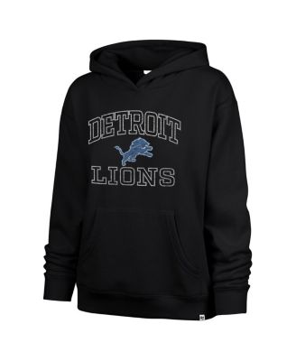 Women's Black Detroit Lions Clarity Naomi Pullover Hoodie