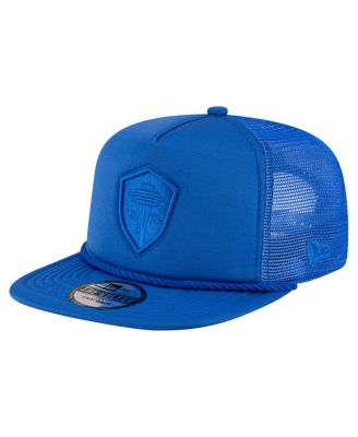 New Era - Men's  Blue Seattle Sounders FC Tone Golfer Snapback Hat