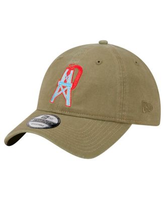 New Era - Men's Olive Tennessee Titans Oilers Throwback City Originals Lifestyle 9TWENTY Adjustable Hat