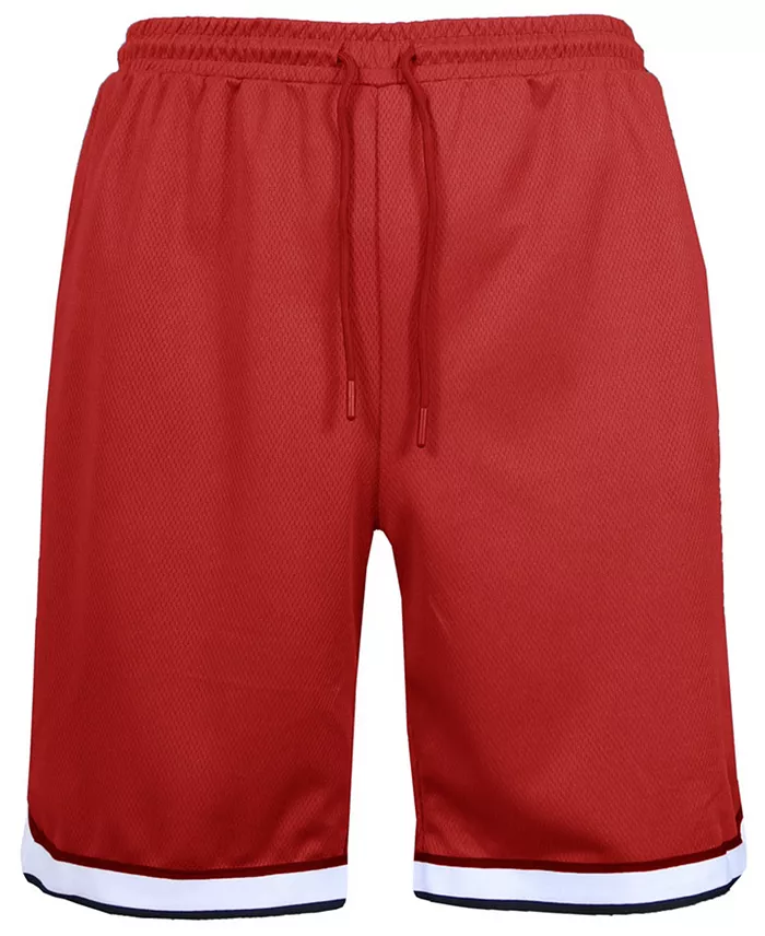 Men's Premium Active Moisture Wicking Workout Mesh Shorts with Trim - thumbnail 4