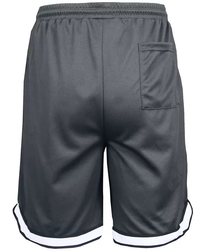 Men's Premium Active Moisture Wicking Workout Mesh Shorts with Trim - thumbnail 2