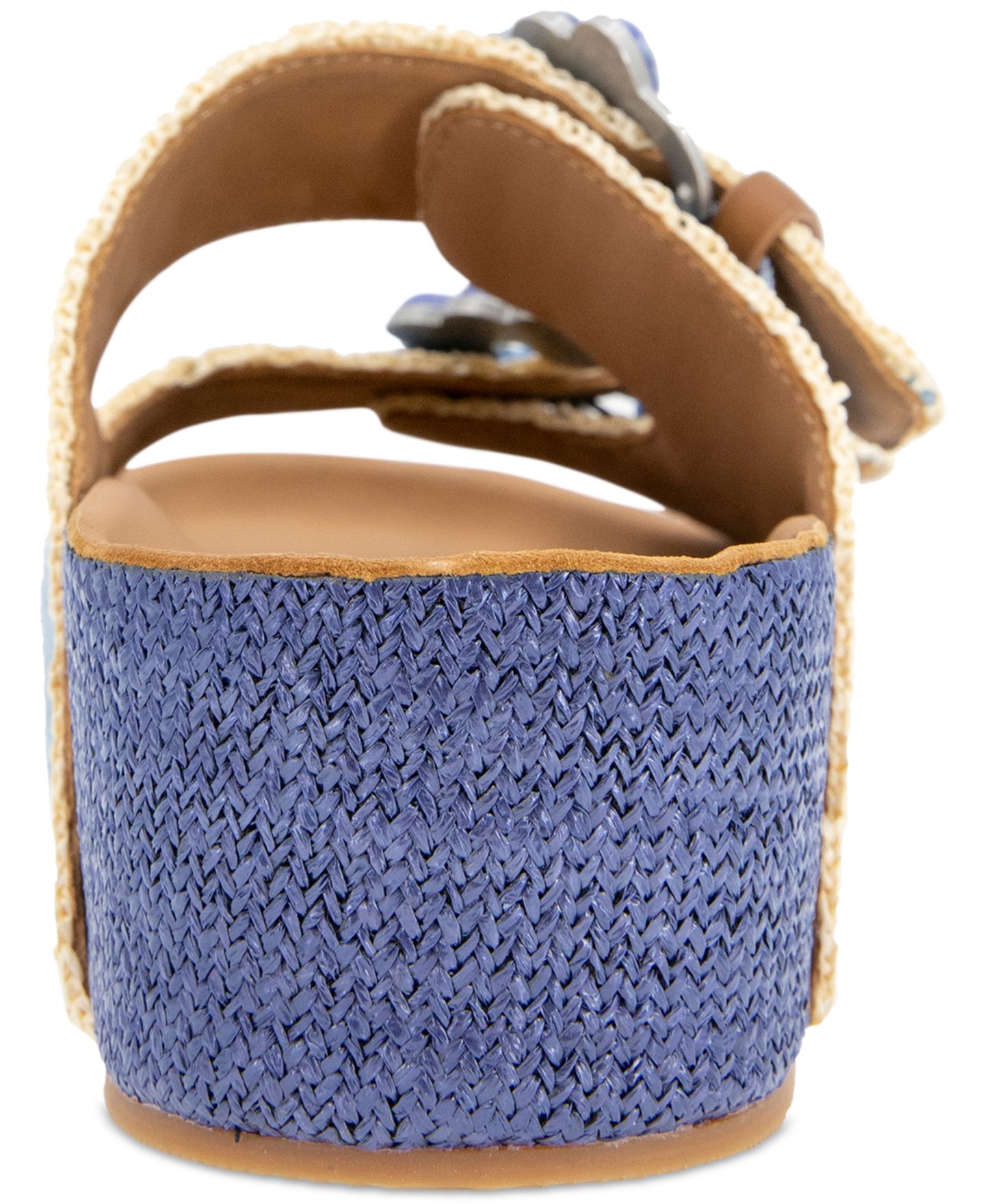 Женские сандалии Gentle Souls Kendall Buckled Platform, цвет: Светлый синий замшевый — фото 3