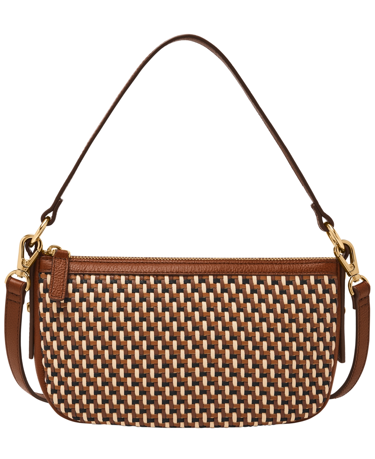 Jolie Leather Small Crossbody Bag - Multi Brow