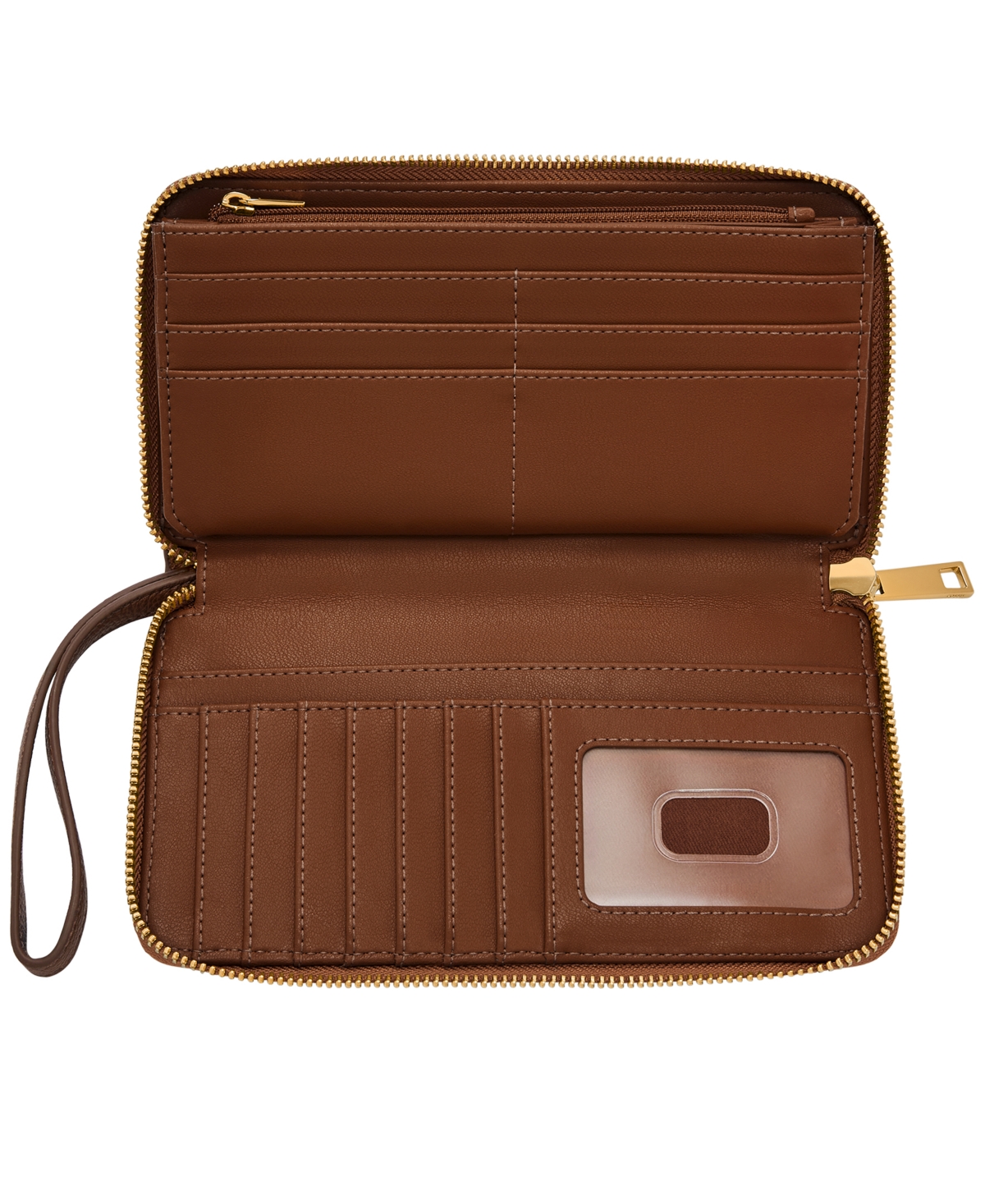 Fossil Liza Zip Around Clutch In Multi Woven