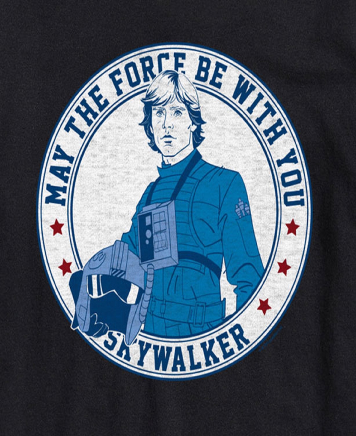 Airwaves Men's Star Wars Skywalker Short Sleeve T-shirt In Black