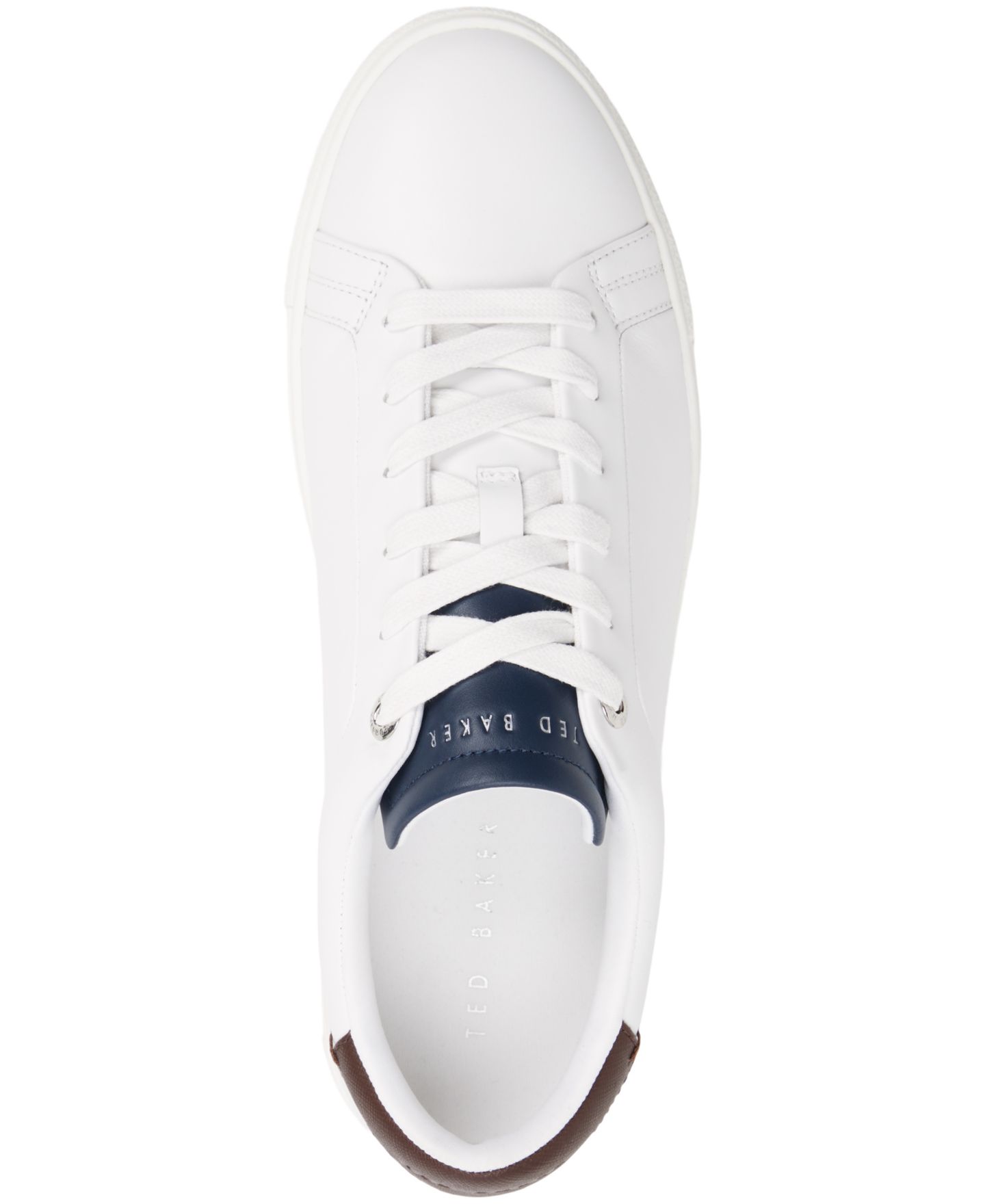Мужские кроссовки Ted Baker Robberto Lace Up, цвет: Белый — фото 4