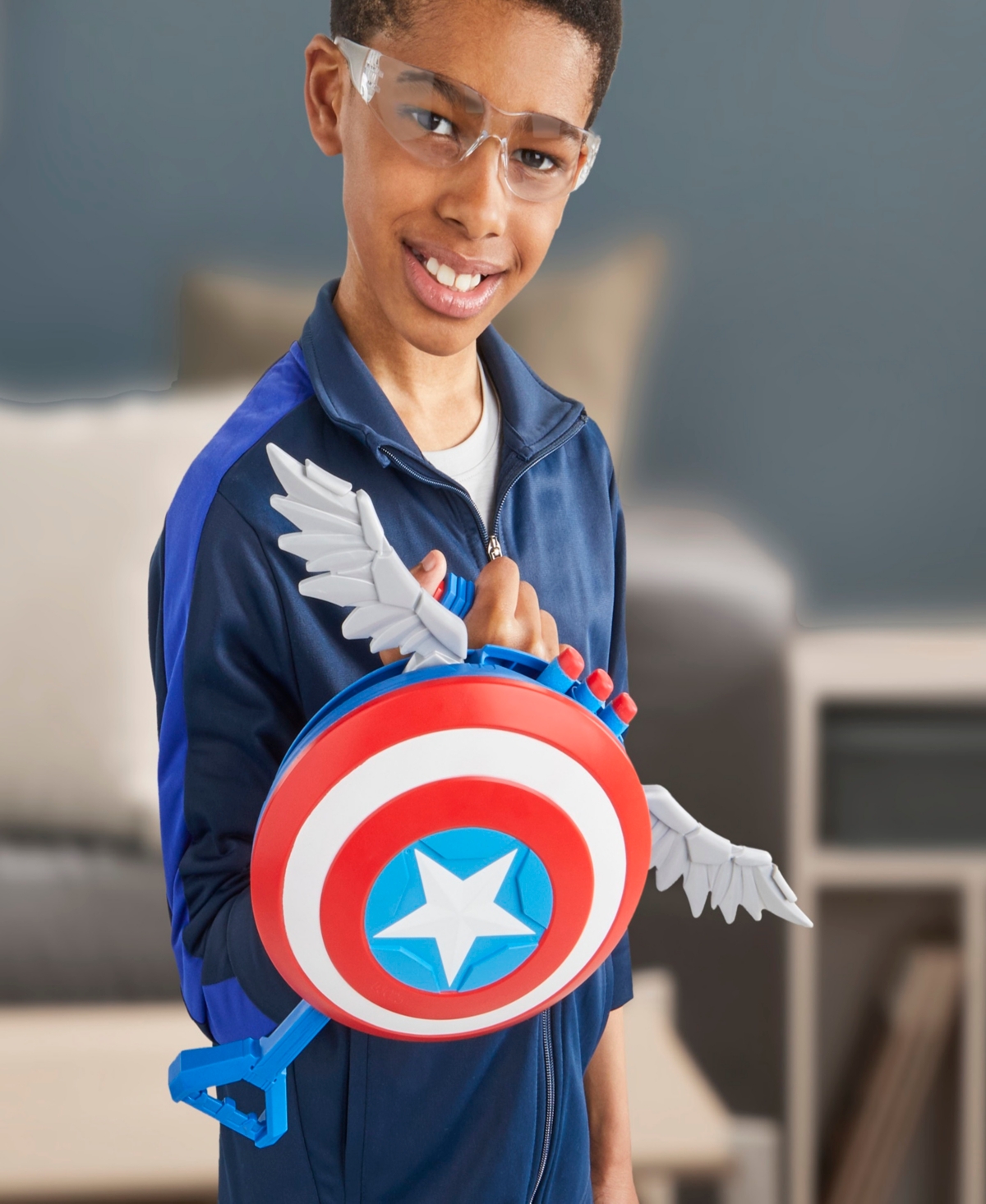 Marvel Studios Captain America Brave New World Nerf Skyshot Blaster In Multi
