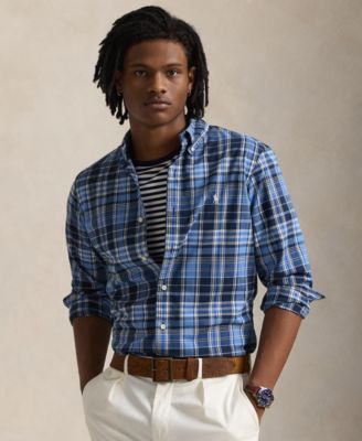 Polo Ralph Lauren - Men's Classic-Fit Plaid Oxford Shirt