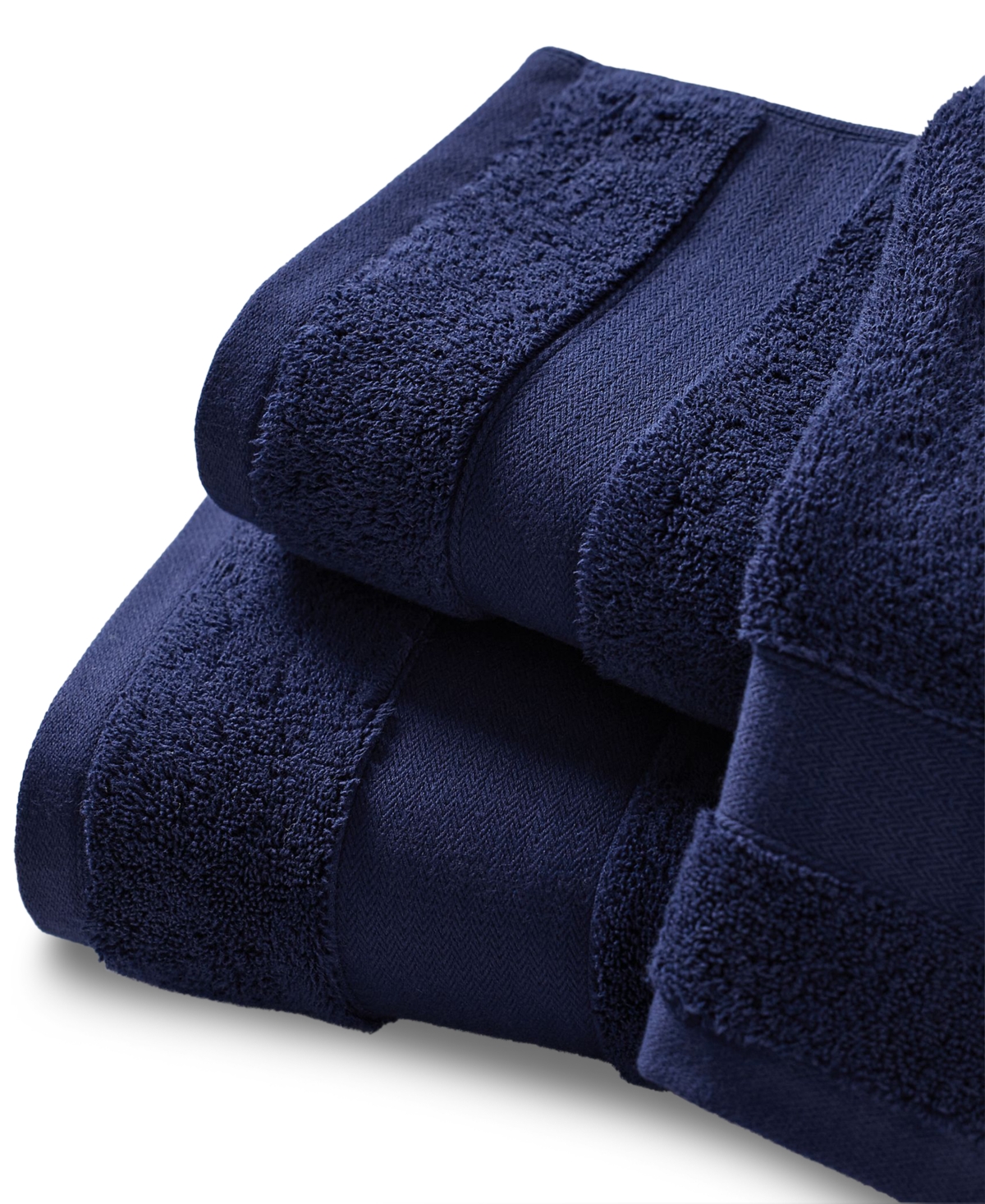 Ralph Lauren Watson Cotton Bath Sheet, 35" X 66" In Navy