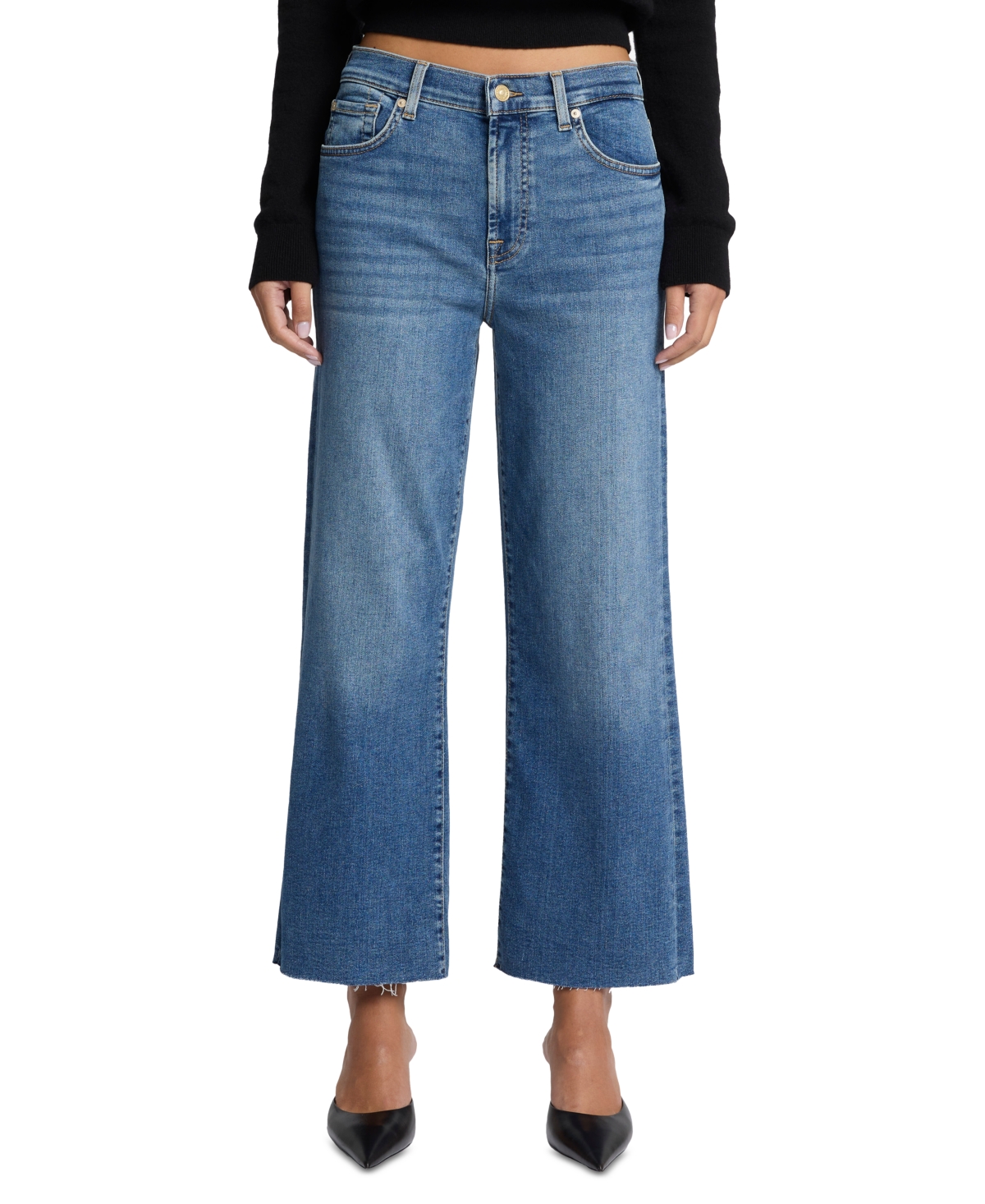 7 for All Mankind Women's Alexa Cropped Jeans - Felicity