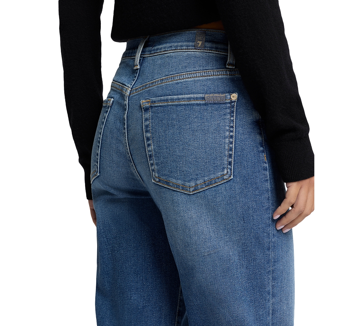 7 For All Mankind Women's Alexa Cropped Cutoff Jeans In Felicity