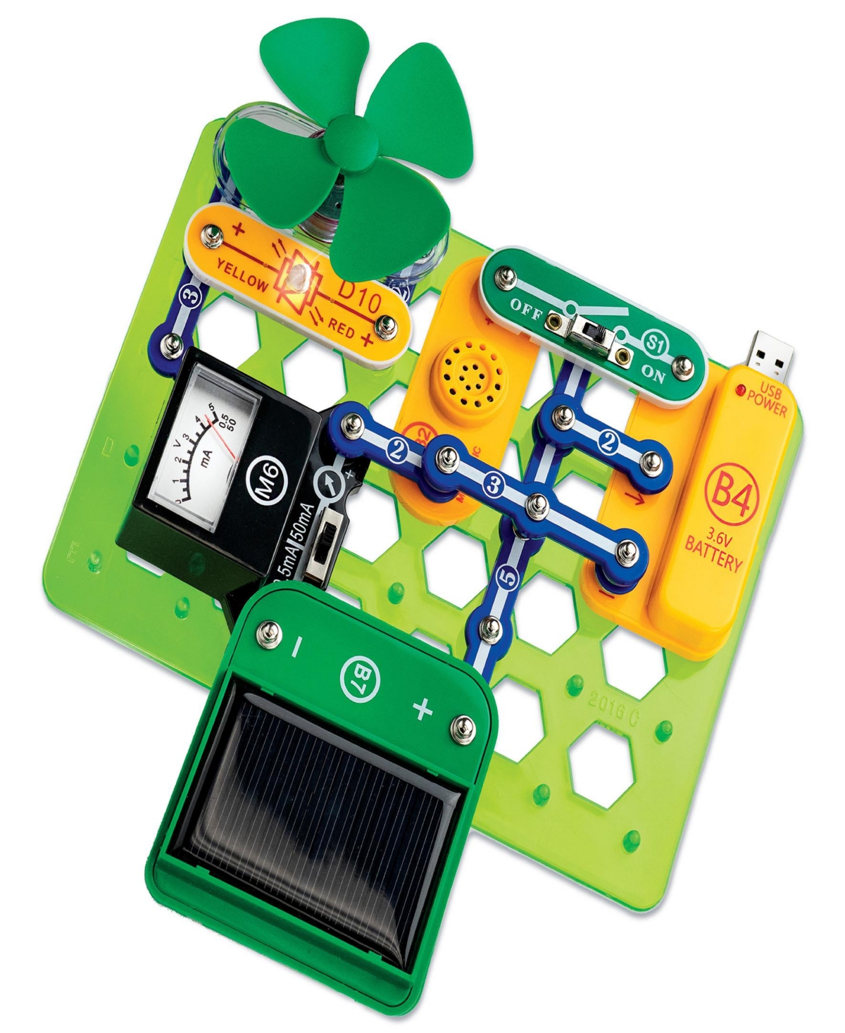 Elenco Snap Circuits Green Energy Lab Educational Toy In Multi