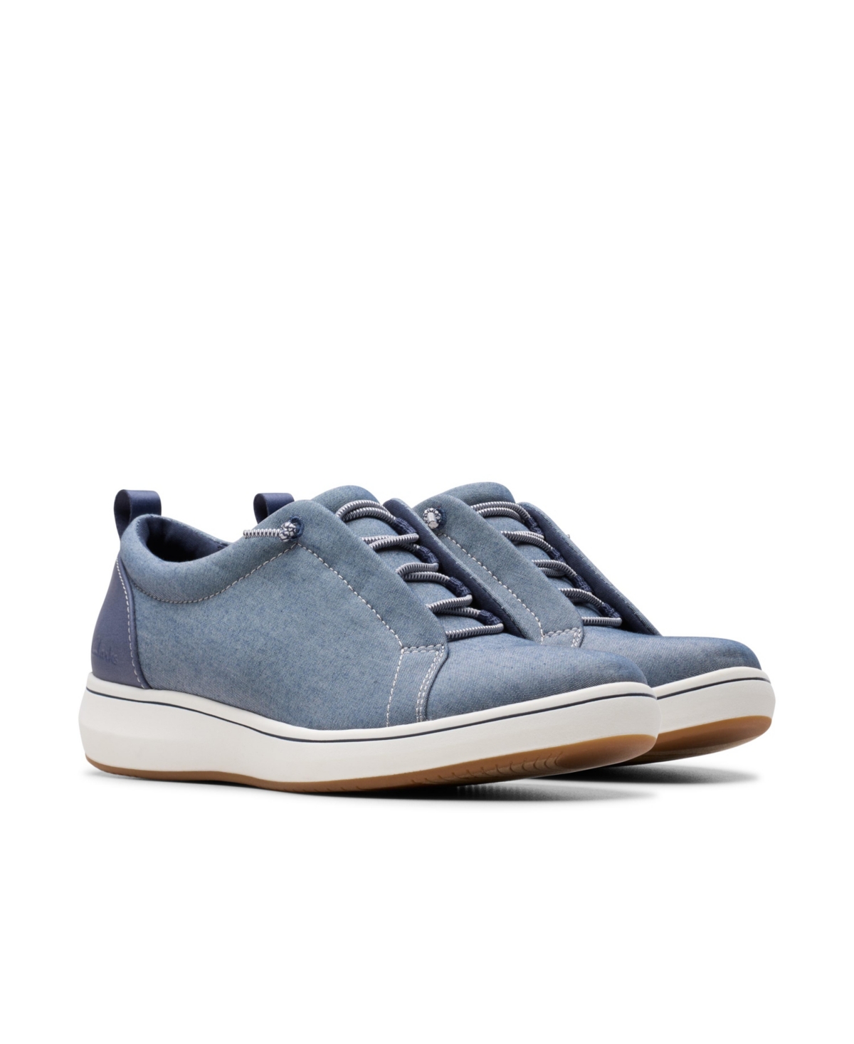 Clarks Breeze Sky Lace In Navy Textile