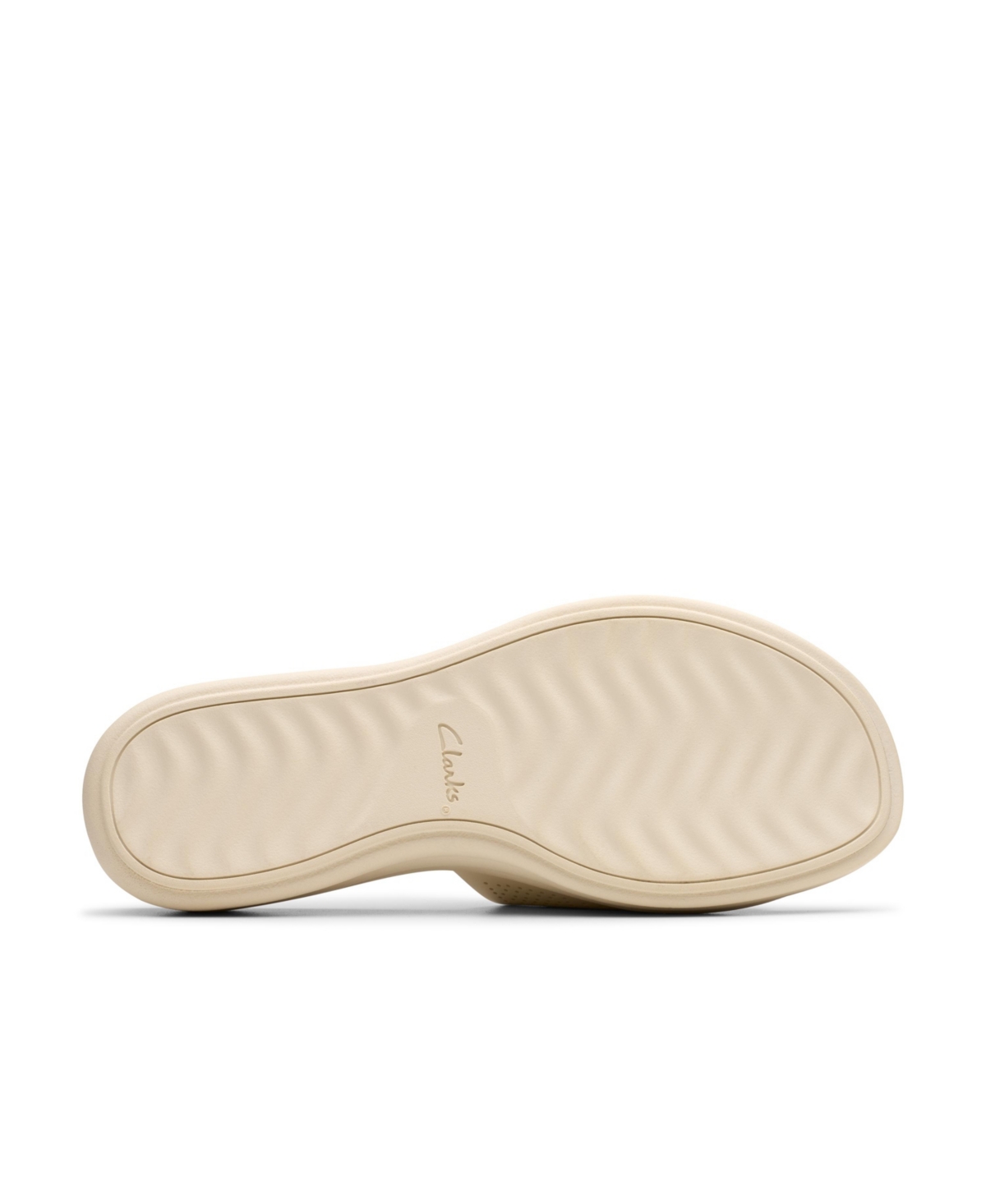Clarks Cloudsteppers Women's Drift Twist Slip-on Flat Sandals In Cream