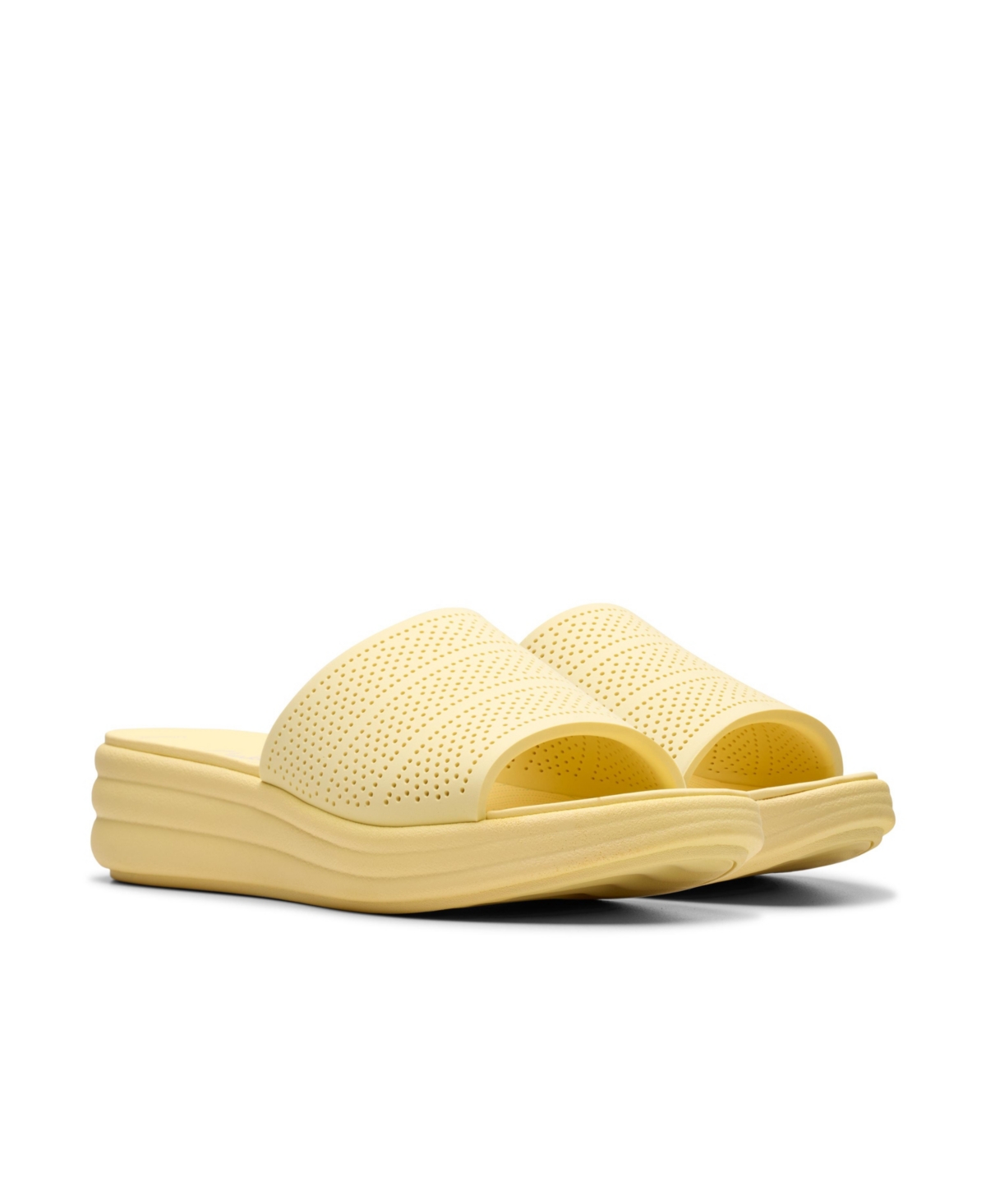 CLARKS CLOUDSTEPPERS WOMEN'S DRIFT TWIST SLIP-ON FLAT SANDALS 