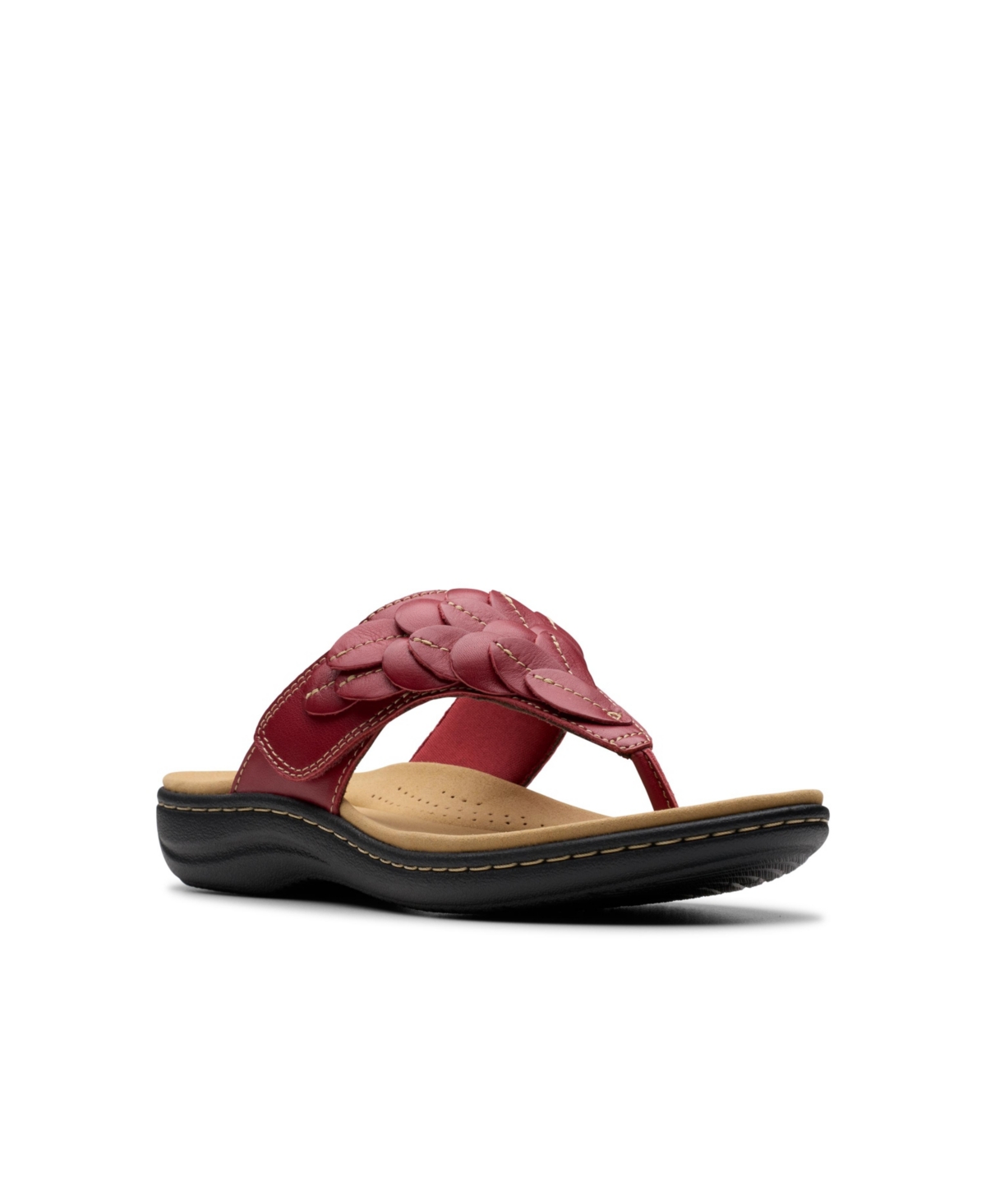 CLARKS COLLECTION WOMEN'S LAURIEANN PALM FLIP-FLOP SANDALS 
