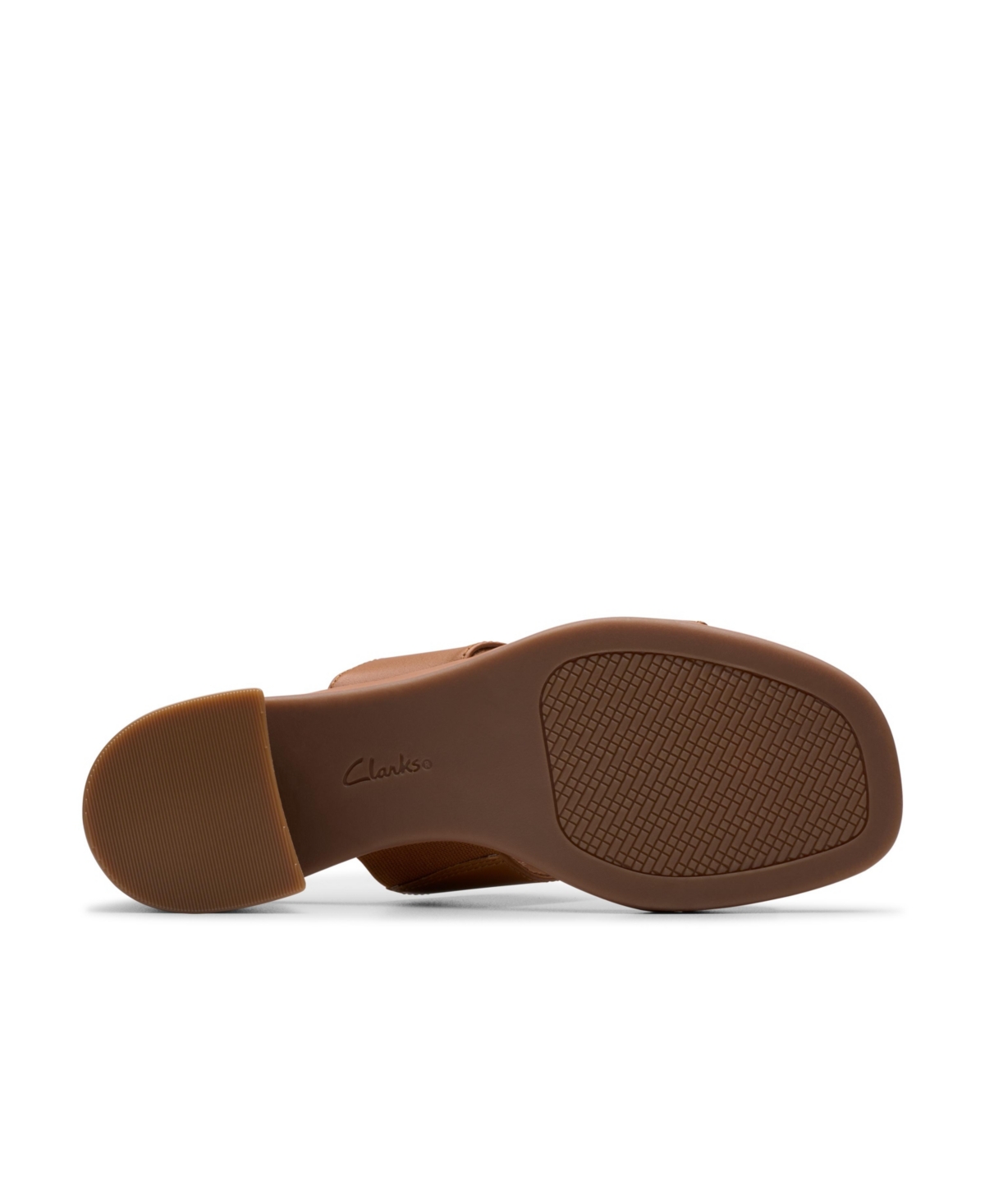 Clarks Collection Women's Jaylan Dusk Block Heel Sandals In Tan Leather