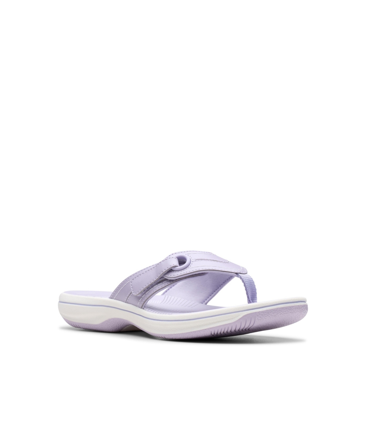 Clarks Cloudsteppers Women's Breeze Reyna H Slip-on Sandals In Lavender