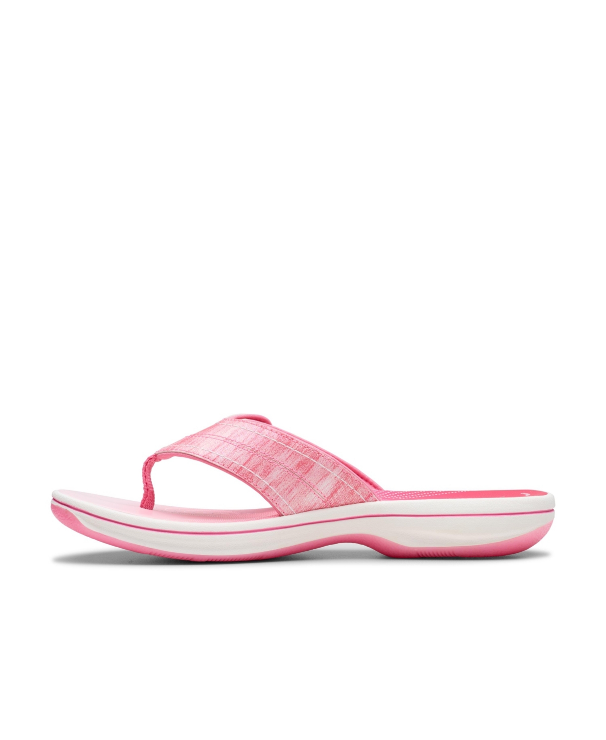 Clarks Cloudsteppers Women's Breeze Reyna H Slip-on Sandals In Pink Ombre