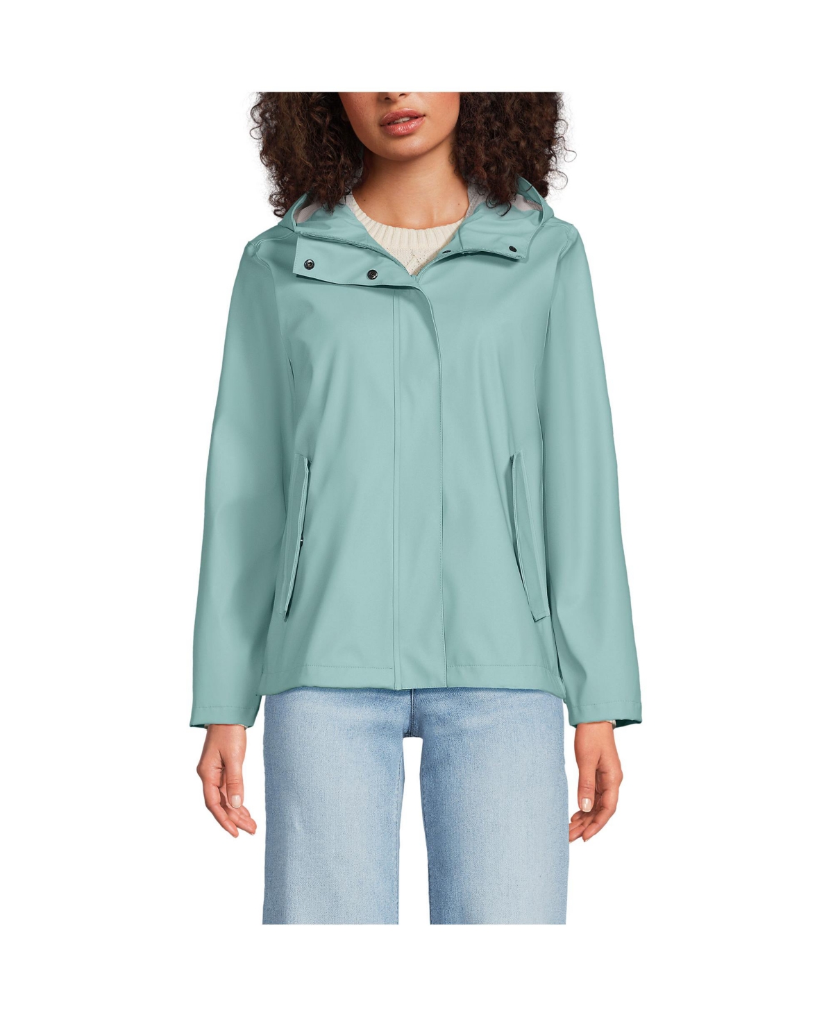 Women's Squall Waterproof Rain Slicker Jacket - Desert tan