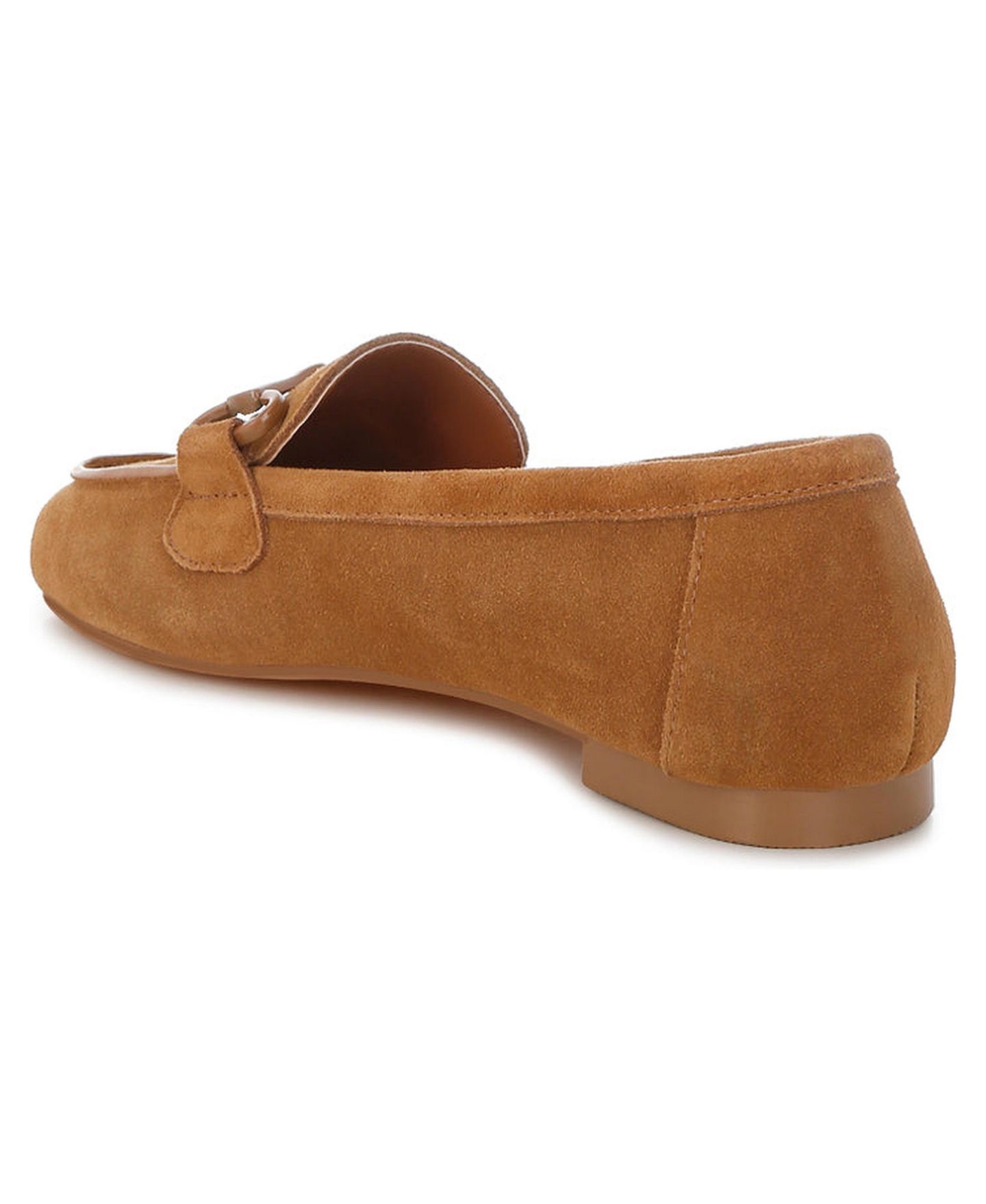 Женские туфли Rag & Co Awen Monochromatic Horsebit Real Suede, цвет: Бежевый / Хаки — фото 3