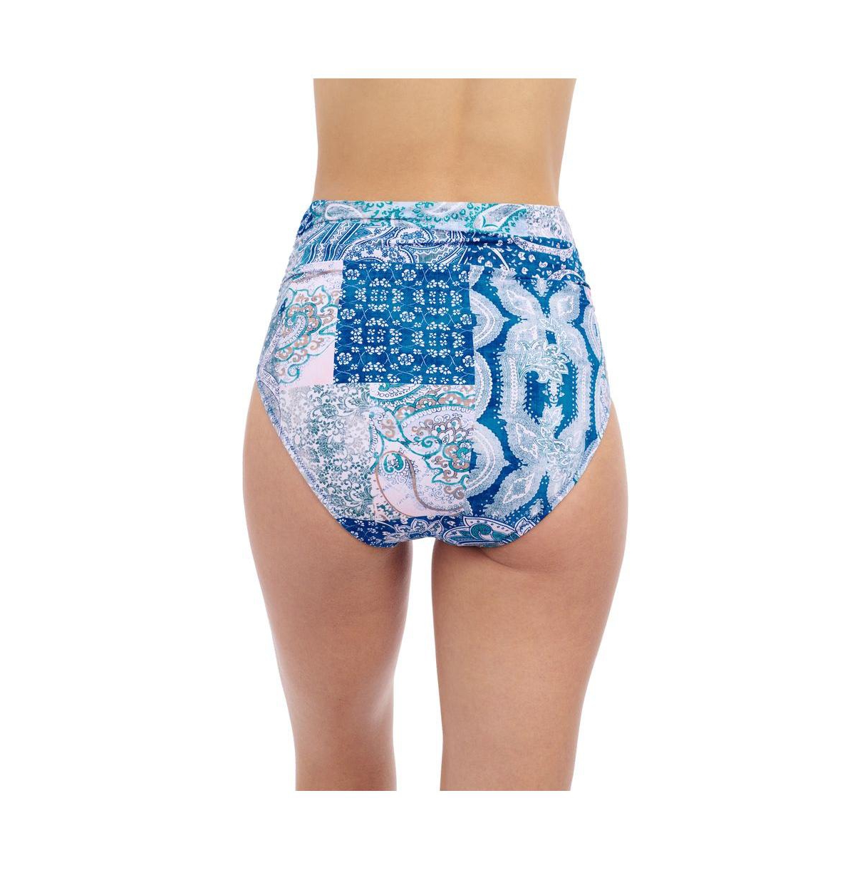 Profile by Gottex Women's Karma Shirred High Waist Bottom