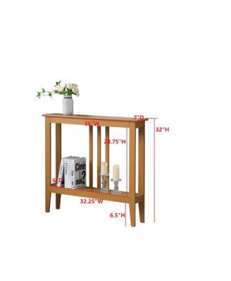 Entryway Table - Narrow Console Table - Console Table with Storage - Wood Console Tables for Entryway