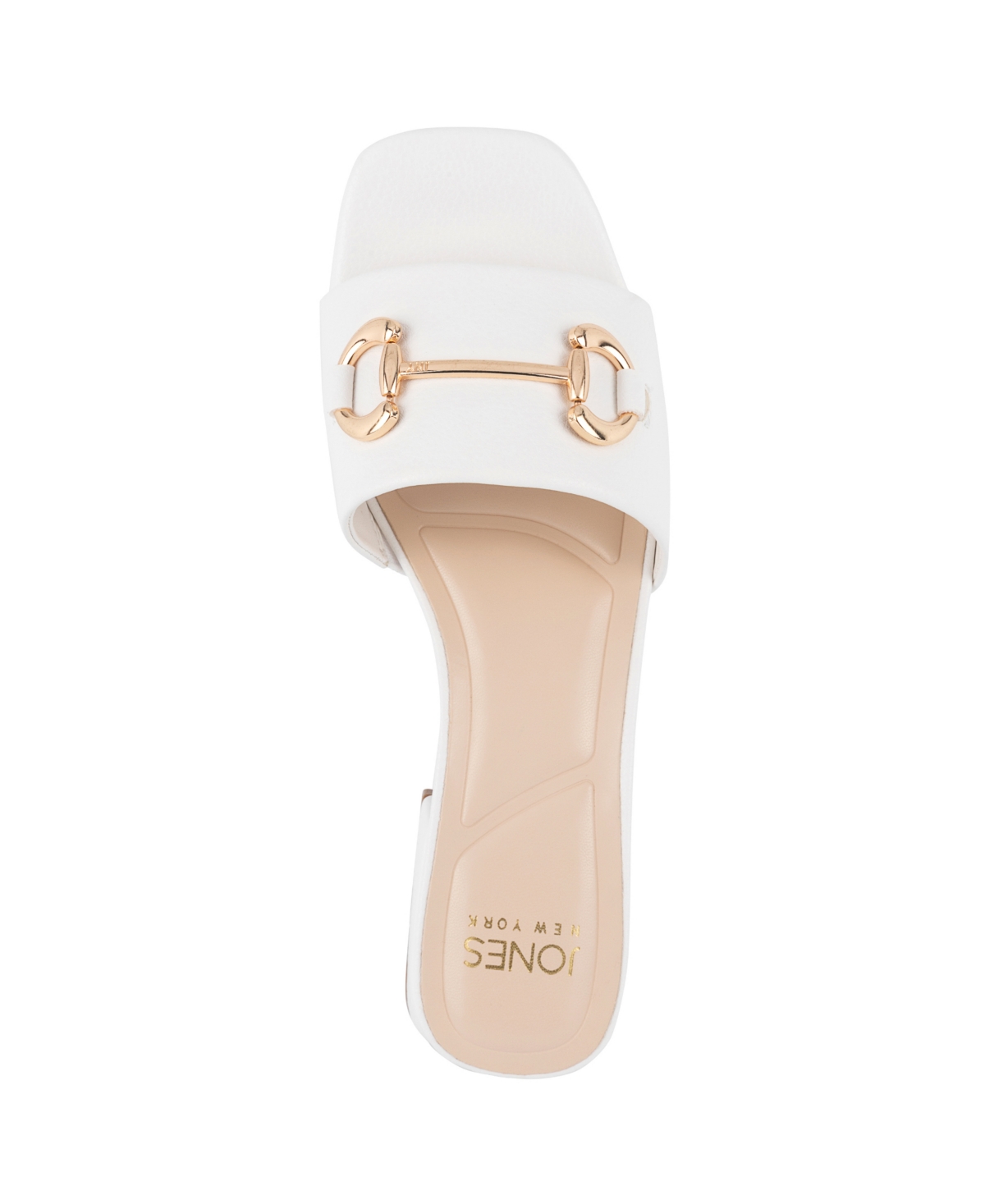 Jones New York Women's Uniqua Block Heel Dress Sandals In White