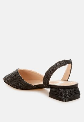 Womens Kinjay Pointy Toe Slingback Sandals