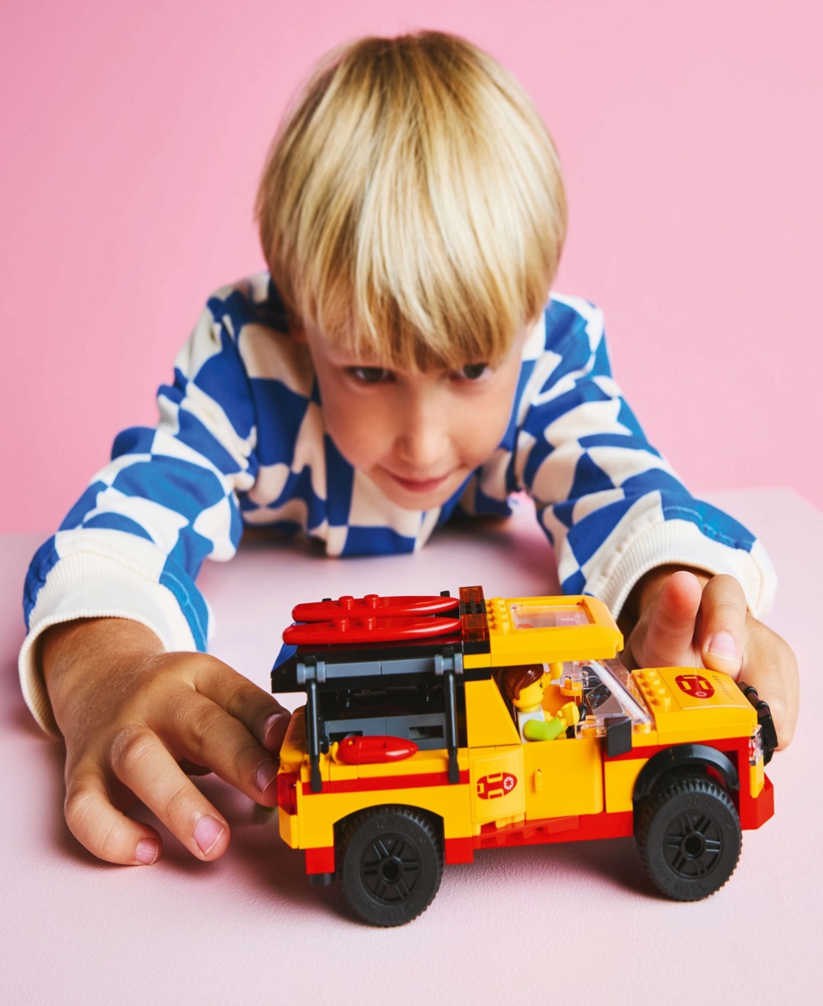 LEGO CITY LIFEGUARD BEACH RESCUE TRUCK BUILDING TOY 60453, 214 PIECES 